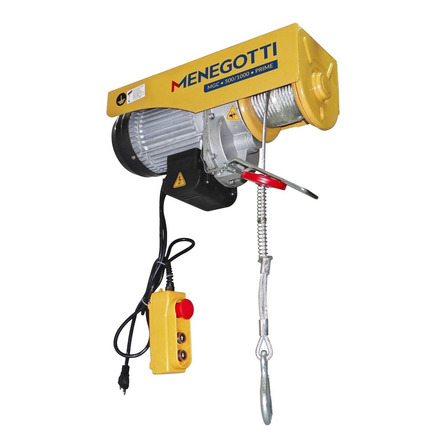 Guincho Coluna Talha Elétrico Menegotti Prime Mgc 500/1000kg Cor Amarelo 220v Guincho Coluna Talha Elétrico Menegotti Prime Mgc 500/1000kg Cor Amarelo 220v