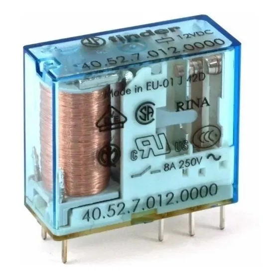 Rele Finder 405270120000 12vcc 2r 8a 4052 12vcc