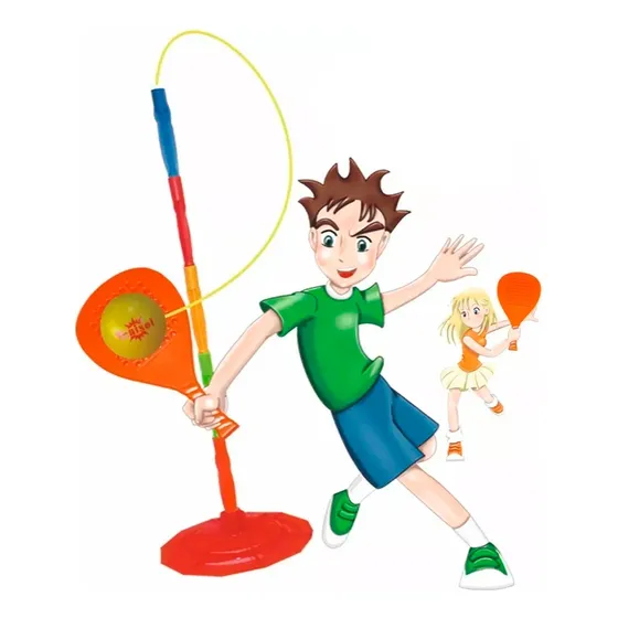 Juego D Tenis Juegosol Tenisol Altura Reg Pelota Orbital Pvc