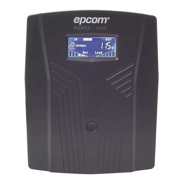 Ups Epcom 1500va, 900w, 4 Tomas Respaldo, 2 Tomas Sin Respal Color Negro