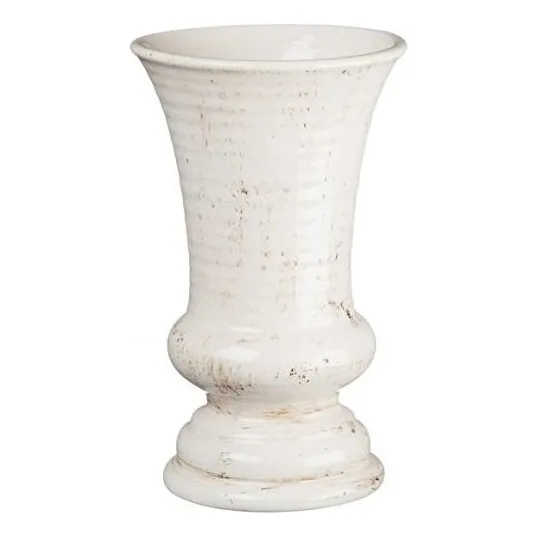 Sullivans Color Blanco Antiguo Urna De Ceramica Impermeable