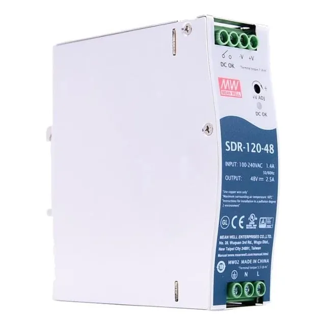 Sdr-120-48 Mean Well Fuente De Alimentación Conmutada Meanwe