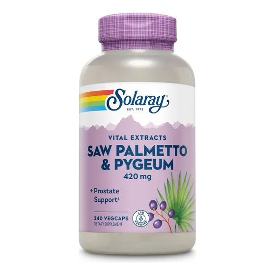 Suplementos Para La Próstata Solaray Saw Palmetto Y Pygeum