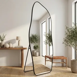Lopazzi Espelho Orgânico Lopazzi 170x70 Moldura Alumínio Decorativo P