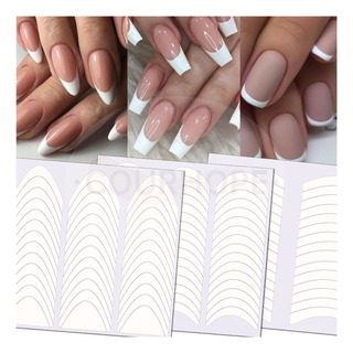 Pegatinas Para Uñas Press On Stickers Uñas Francesa 1368 Pzs Pegatinas Para Uñas Press On Stickers Uñas Francesa 1368 Pzs