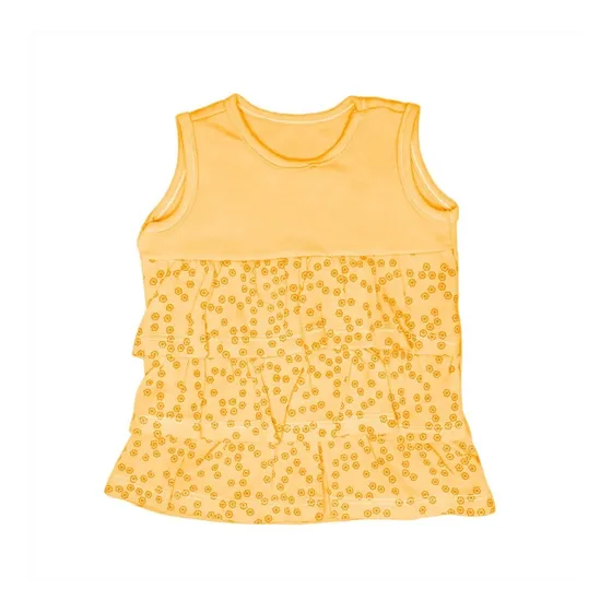 Vestido Para Niña Creaciones J.d. Con 3 Faralados