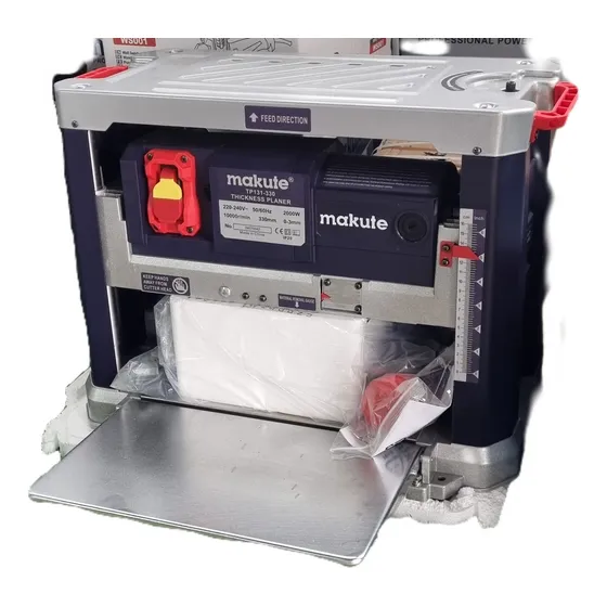 Cepillo Garlopa  De Mesa Profesional 2000w Makute