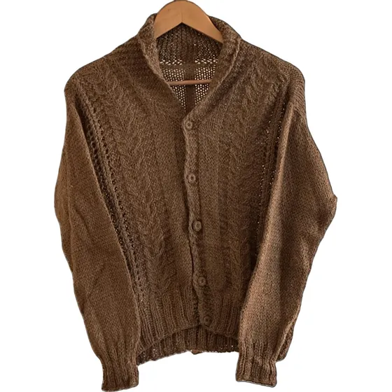 Saco Sweater Campera 100% Lana De Llama Pullover Artesanal
