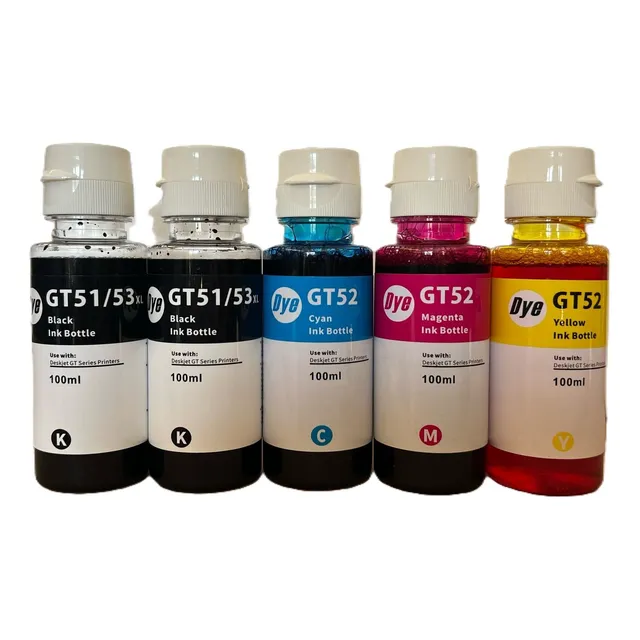 5 Tintas Compatibles Para Gt53 Gt52 Tank 210 520 525