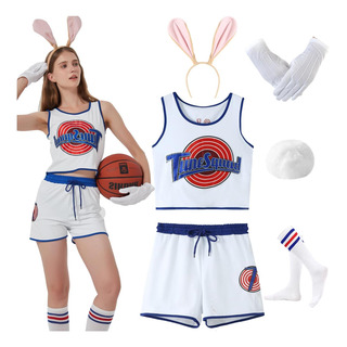 Disfraz De Halloween Para Mujer 2024 Space Jam Lola Camiseta Disfraz De Halloween Para Mujer 2024 Space Jam Lola Camiseta