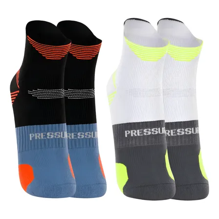 2 Pares Meia Poliamida Lupo Corrida Power Anti Bolha Curta