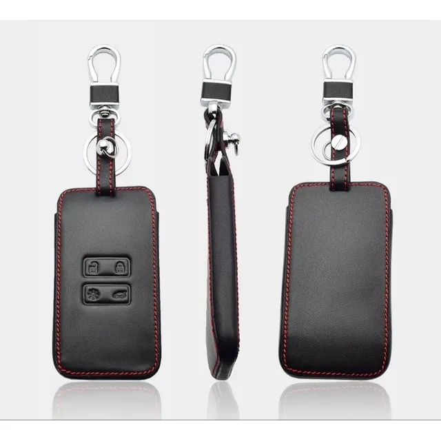 Capa Couro Chave Cartão Sensor Presença Carro Renault Duster