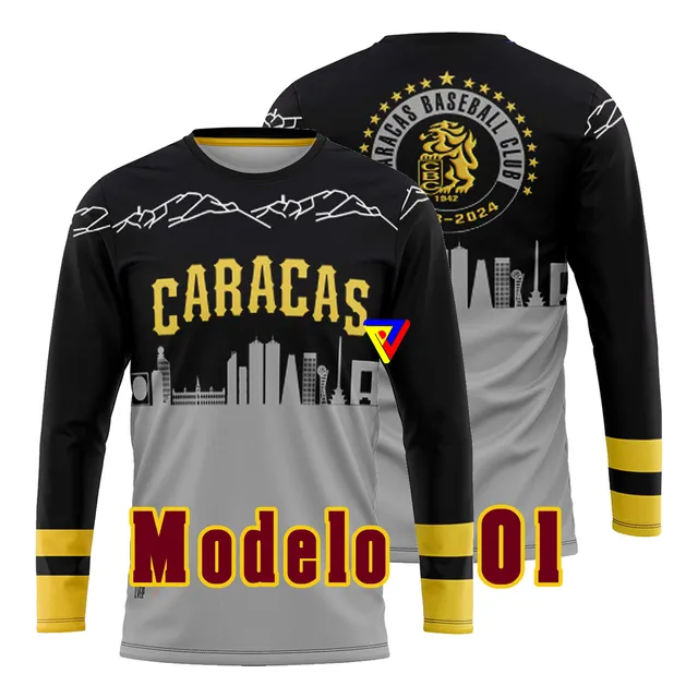 Franela Leones Del Caracas Beisbol Talla S M L