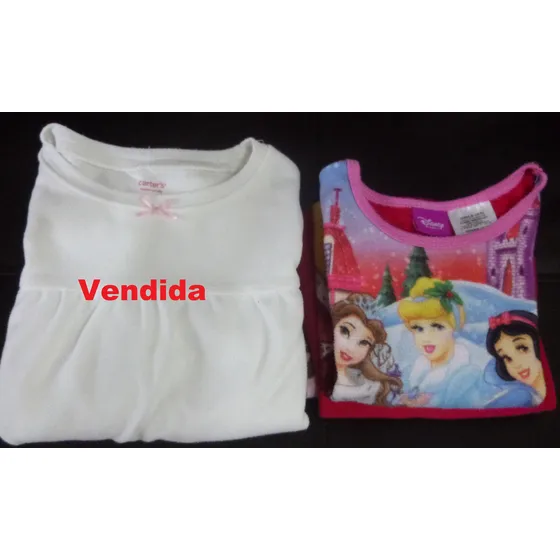 Pijamas Piel De Durazno Princesas Monitas Para Niña Usada