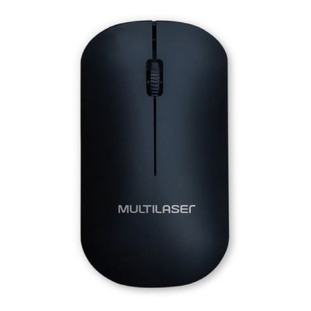 Mouse Slim Sem Fio Wireless Multilaser 1200dpi Mo307 Cor Preto Mouse Slim Sem Fio Wireless Multilaser 1200dpi Mo307 Cor Preto