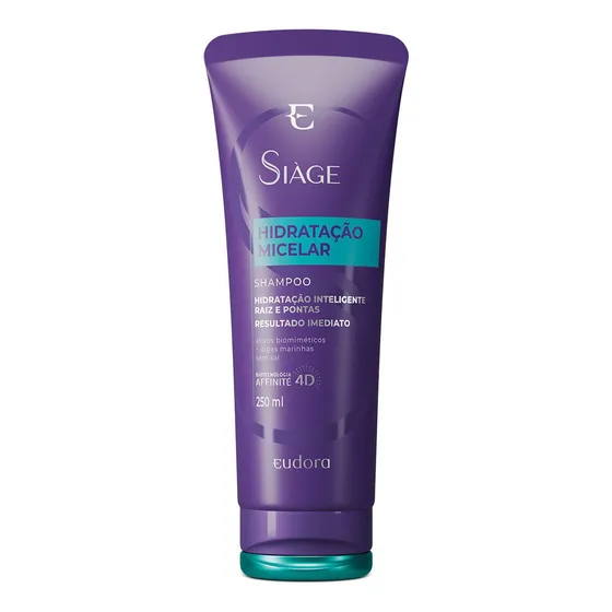 Shampoo Eudora Siage Hidratação Micelar 250ml