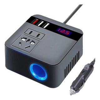 Inversor De Carro Dc12v/24v Para Dc110v/220v 120w Com Displa Inversor De Carro Dc12v/24v Para Dc110v/220v 120w Com Displa