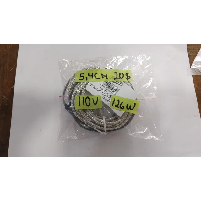 Resistencia Cable 126w 110v De 5,4 Cm