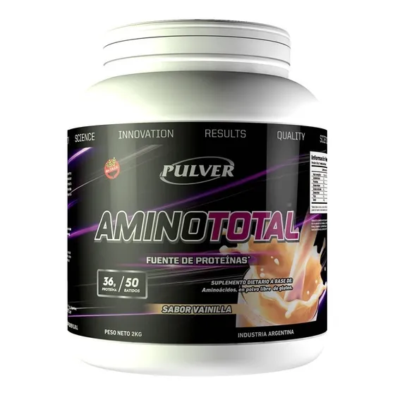Amino Total 2 Kg Pulver Amino + Proteína 36 Grs Sin Tacc