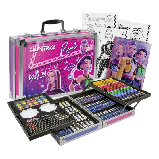 Set De Arte Guerreras K-pop Libro Colorear Maletín Plegable | MercadoLibre