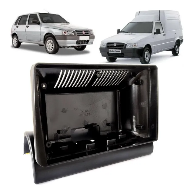 Moldura Dvd 9 Polegada Multimidia Mp5 Fiat Uno Mille Fiorino