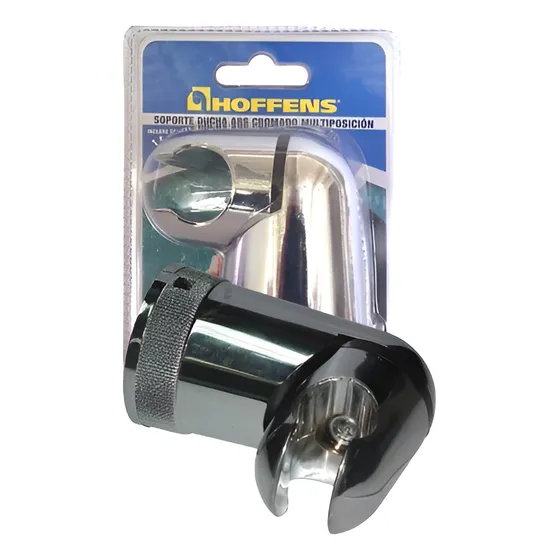 Soporte Ducha Movil Abs Cromado Hoffens + Fijaciones