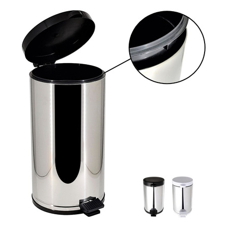 Lata De Lixo Viel Utilidades Casa Cozinha Cesto Lixo Balde 15 Litrosprateado Lata De Lixo Viel Utilidades Casa Cozinha Cesto Lixo Balde 15 Litrosprateado