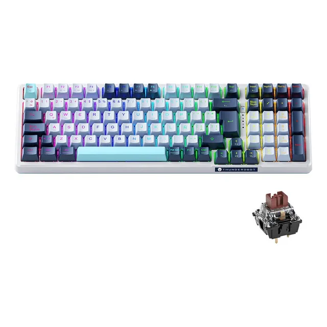 Teclado Mecánico Español Thunderobot K98 Gasket Hot Swap Rgb