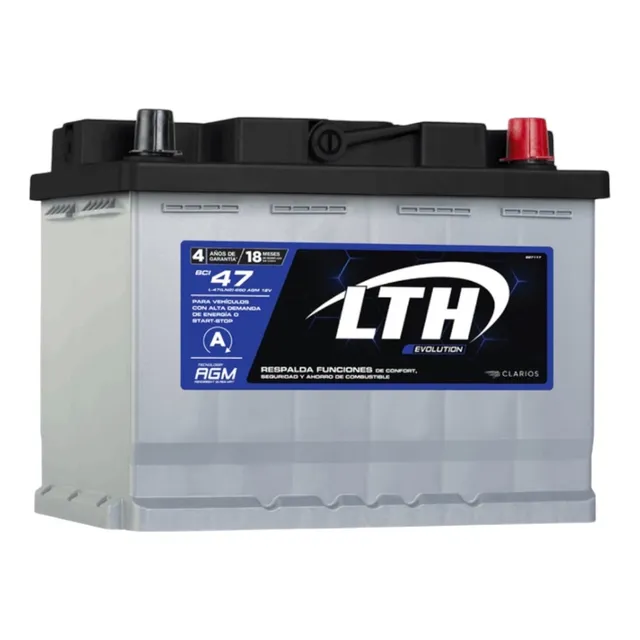 Batería De Gel Lth Agm 12v 660 Amperes Modelo L-47-660