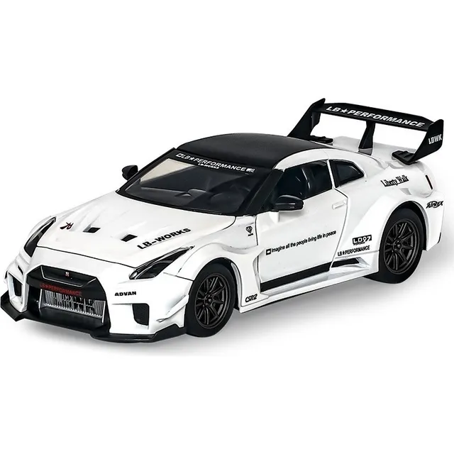 Nissan Gtr1: 24 Modelo De Aleación Coche Deportivo