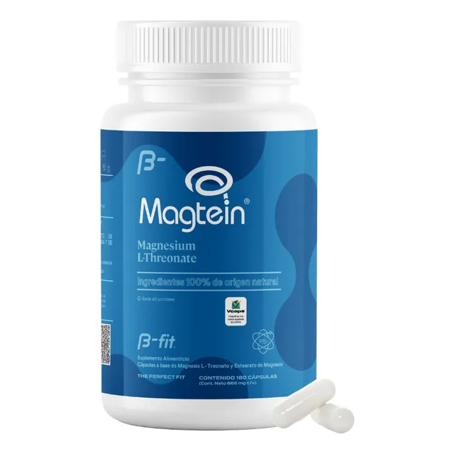 B-fit B L-treonato De Magnesio Magtein® 180 Cápsulas Sabor Sin sabor
