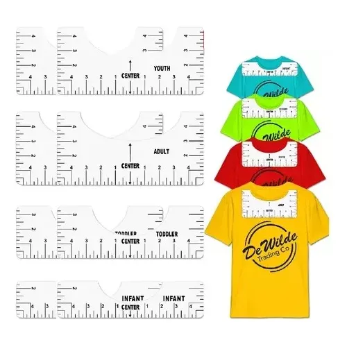 Reglas Para Impresión De Vinilo En Playera, 8 Piezas