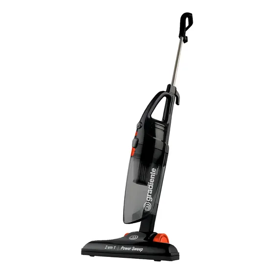 Aspirador De Pó Elétrico Gradiente Vertical 2 Em 1 1200w Cor Preto