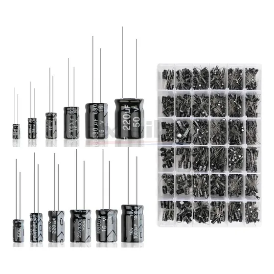 Set De 120 Capacitores Electrolíticos, Usos Múltiples