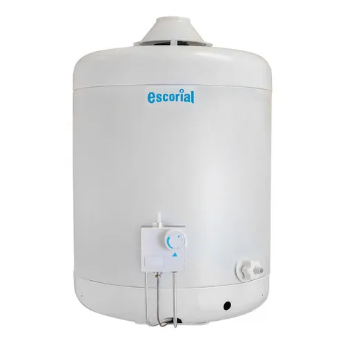Termotanque Escorial 45lts Conexion Superior Multigas Color Blanco
