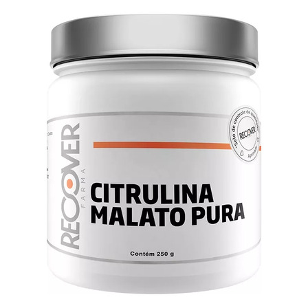 Citrulina Malato Em Pó 100% Pura 250g Vasodilatador E Mais Energia Sabor Natural - Recover Farma Citrulina Malato Em Pó 100% Pura 250g Vasodilatador E Mais Energia Sabor Natural - Recover Farma