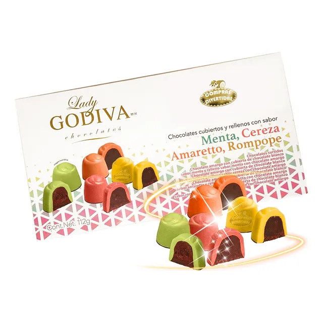 Chocolates Colores Rellenos Surtidos Trufas Lady Godiva