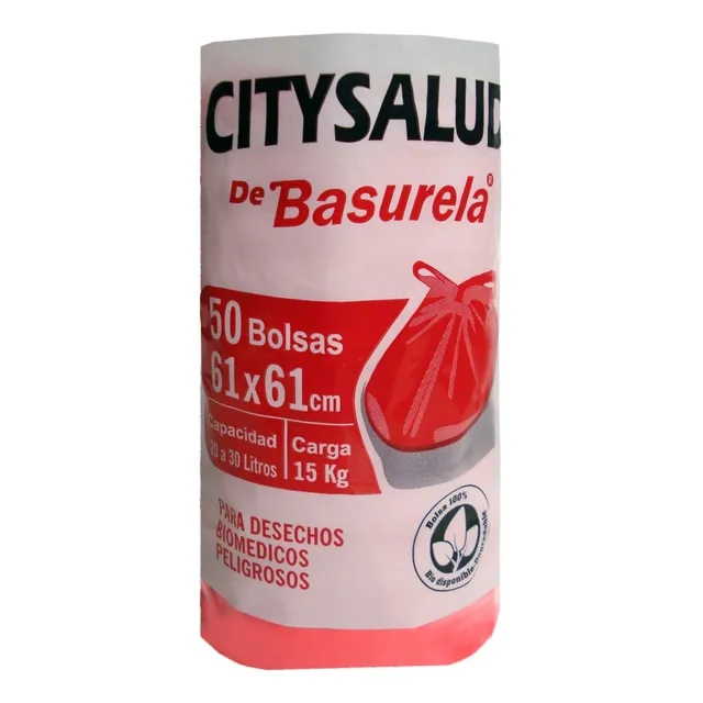 50 Bolsas De Basura Mediana De 61*61cm