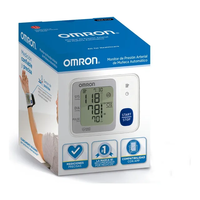 Monitor De Presión De Muñeca Omron Hem-6132