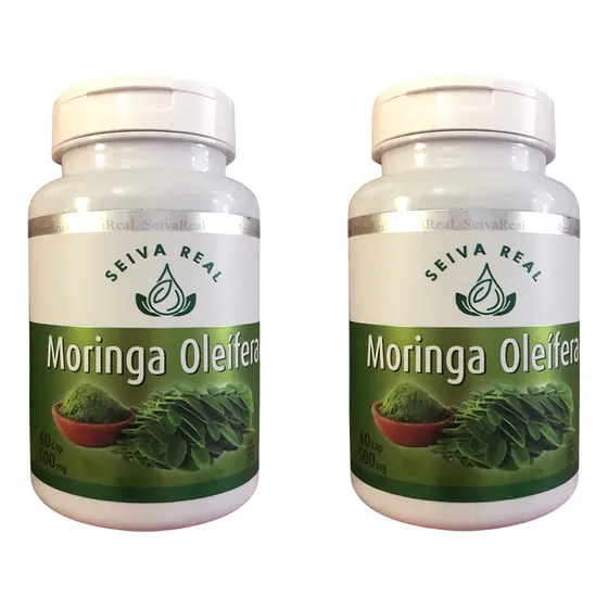 Moringa 120 Cápsulas Sabor Neutro