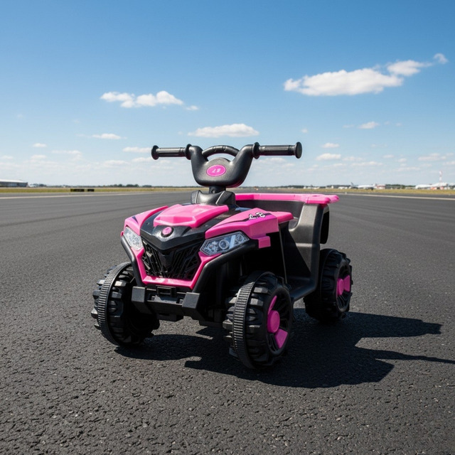 Quadriciclo Com Pedal Elétrico 6v Som E Farol Led Rosa Cor Rosa-pink Voltagem Do Carregado... Quadriciclo Com Pedal Elétrico 6v Som E Farol Led Rosa Cor Rosa-pink Voltagem Do Carregado...