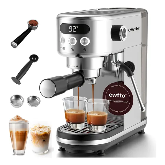Cafetera Electrica Portatil Espresso Profesional De 20 Bares