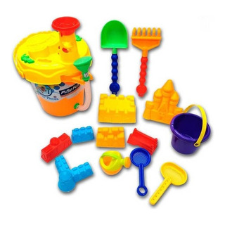 Cubeta Juguetes De Arena 17 Piezas Made For Fun Cubeta Juguetes De Arena 17 Piezas Made For Fun