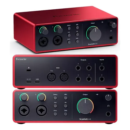 Interface De Áudio Usb Focusrite Scarlett 2i2 Geração 3 | MercadoLivre