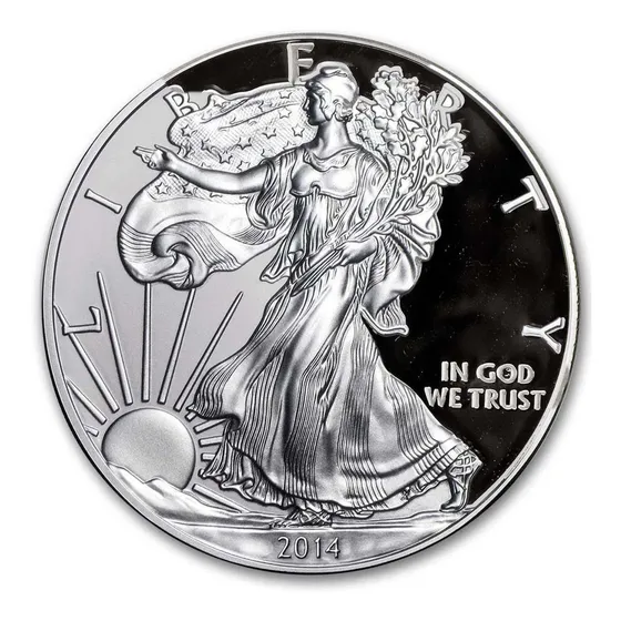 Robmar-2014-1 Onza De Plata,con El Estuche Original Emitido
