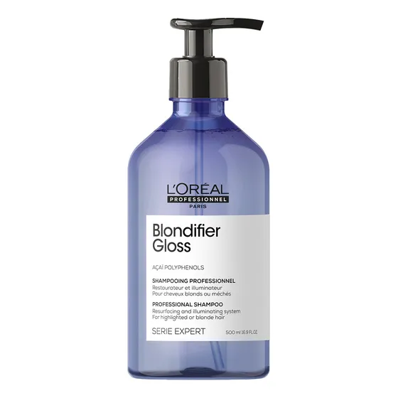 Shampoo Blondifier Gloss Iluminador 500 Ml L'oreal Pro.