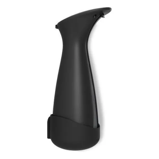 Otto Porta Detergente Com Sensor E Suporte De Parede Preto