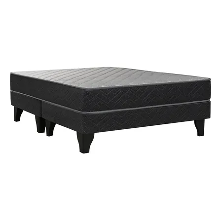 Cama 2 Plazas Bases Separadas Apolo Black Celta