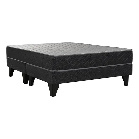 Cama 2 Plazas Bases Separadas Apolo Black Celta
