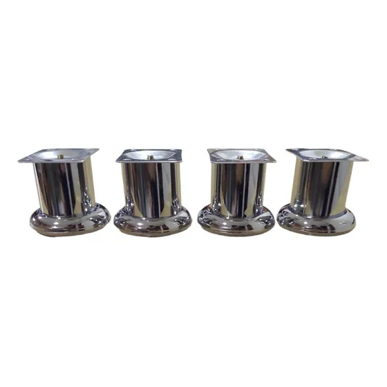 Pata Mueble Elefante Acero Inox. 6cm Muebles, Cama, Sofá X4